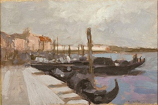 Venetian Scene by Luigi Loir