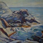 Rocky Maine Coastline by Edgar Hewitt Nye