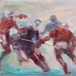 Guy Fairlamb, "Lacrosse: Players in Motion"